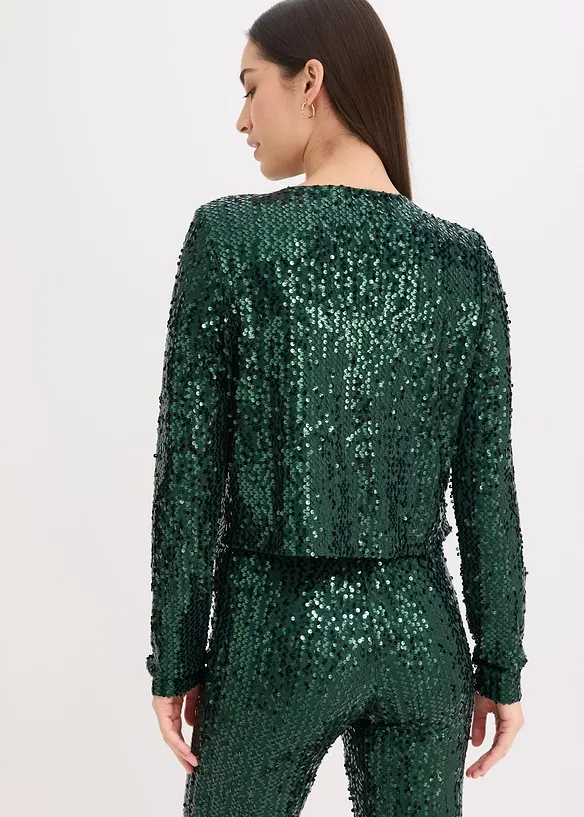 Gilet à sequins, bonprix