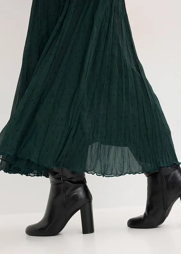 Jupe en mousseline, effet froissé, bonprix