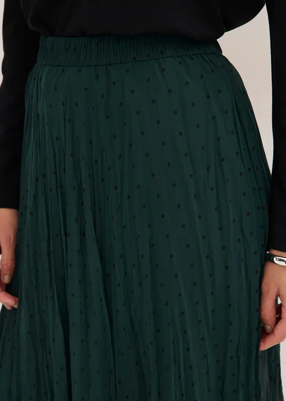 Jupe en mousseline, effet froissé, bonprix