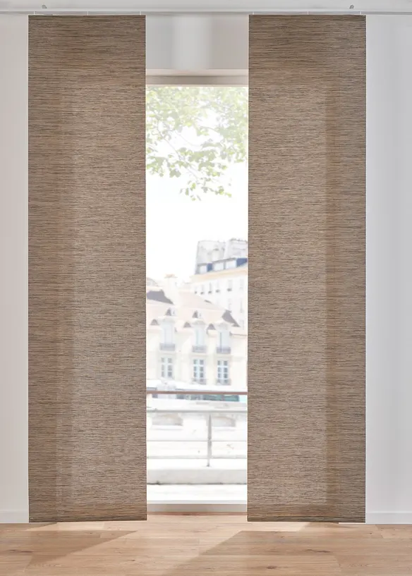 Panneau coulissant en voilage aspect bambou (1 pce), bonprix