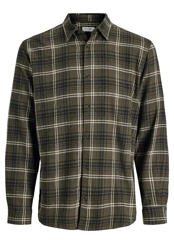 Chemise JJ REBEL en flanelle 100% coton, J&J Rebel