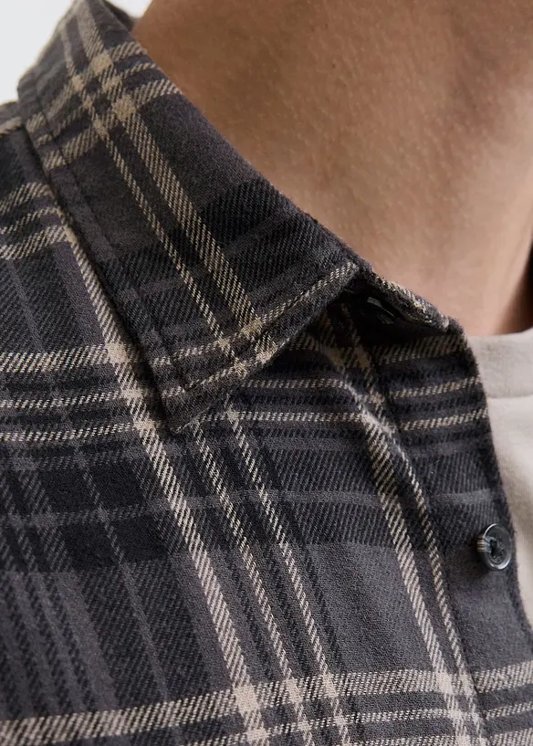 JJ REBEL Flanellhemd aus reiner Baumwolle, J&J Rebel