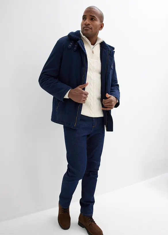 Jean droit classique, taille élastiquée sur les côtés, bonprix