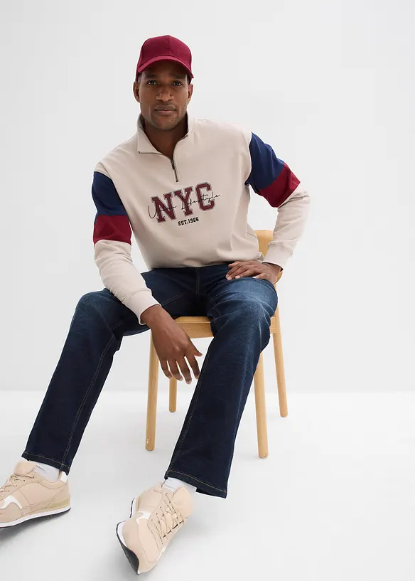 Jean extensible classique, droit, bonprix