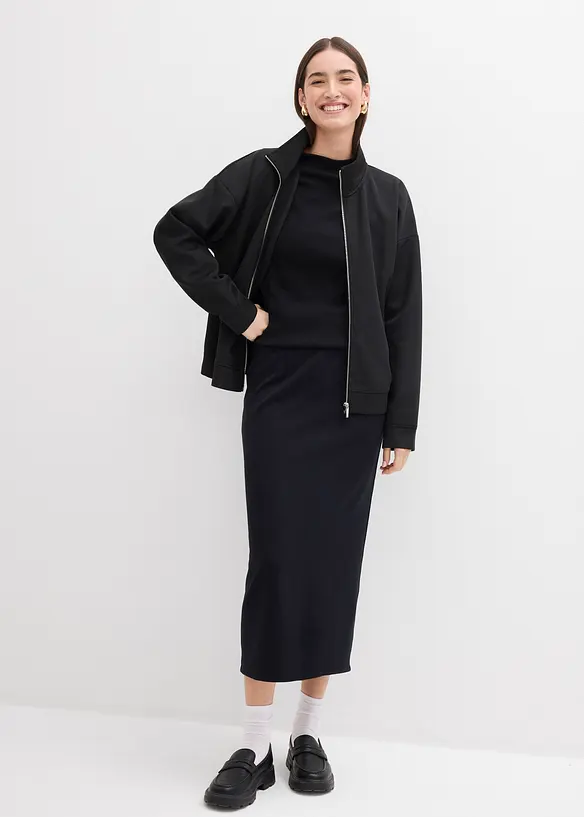 Midirock aus Scuba, bonprix