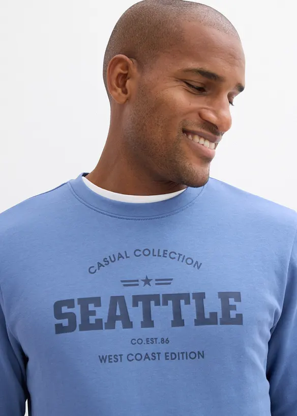 Sweatshirt aus reiner Bio-Baumwolle (2er Pack), bonprix