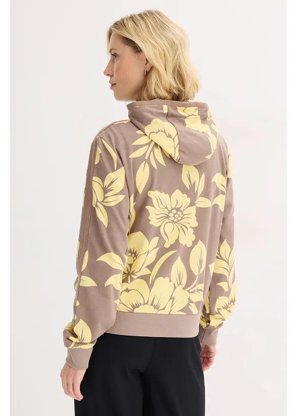 Sweatjacke mit Baumwolle, bonprix