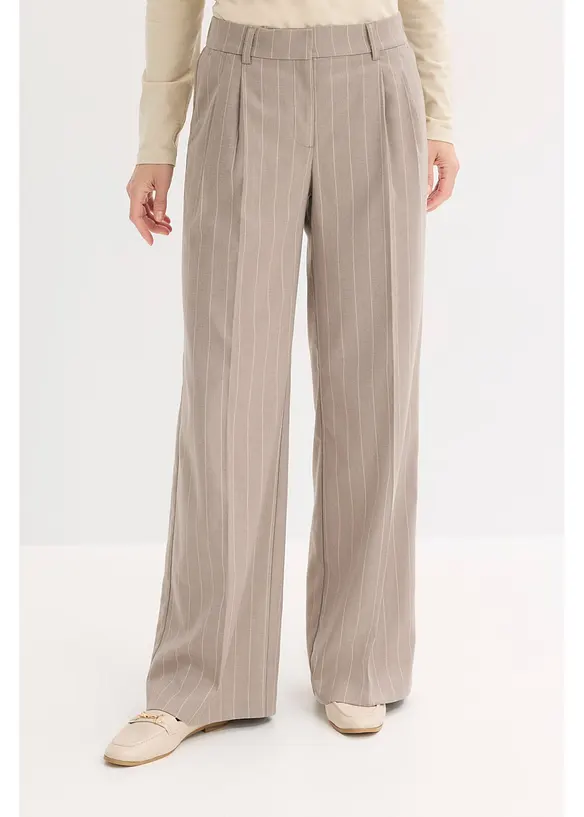 Nadelstreifen Marlenehose, bonprix