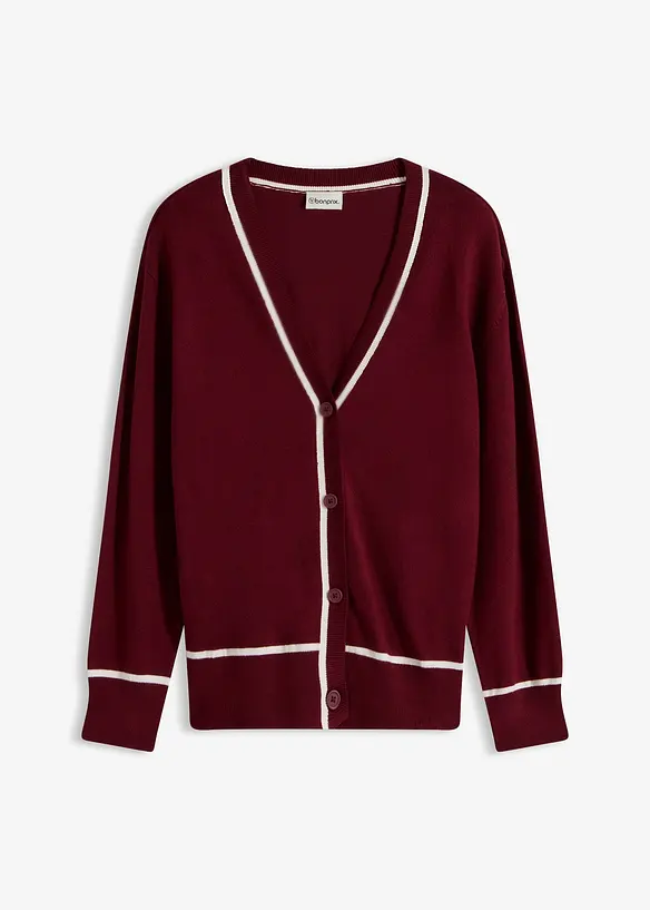 Cardigan &agrave; col V, bonprix