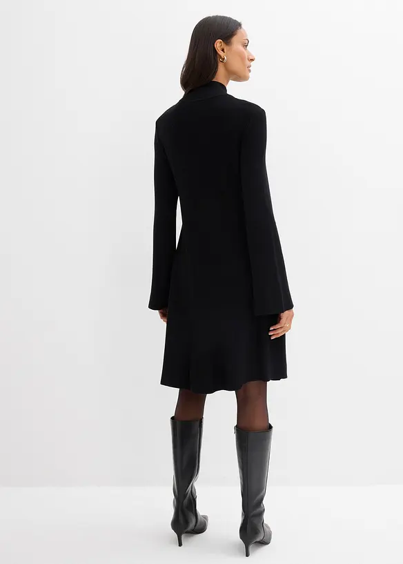 Robe trapèze en maille, viscose majoritaire, bonprix