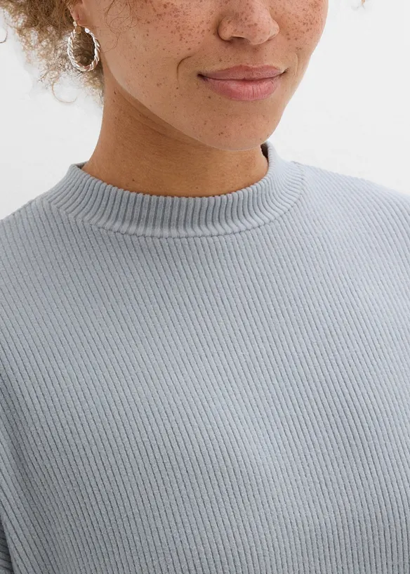 Geripptes Minikleid, bonprix