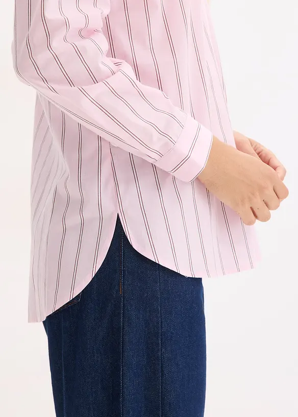 Hemdbluse aus reiner Baumwolle, bonprix