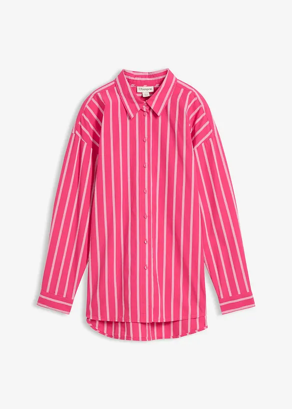 Hemdbluse aus reiner Baumwolle, bonprix