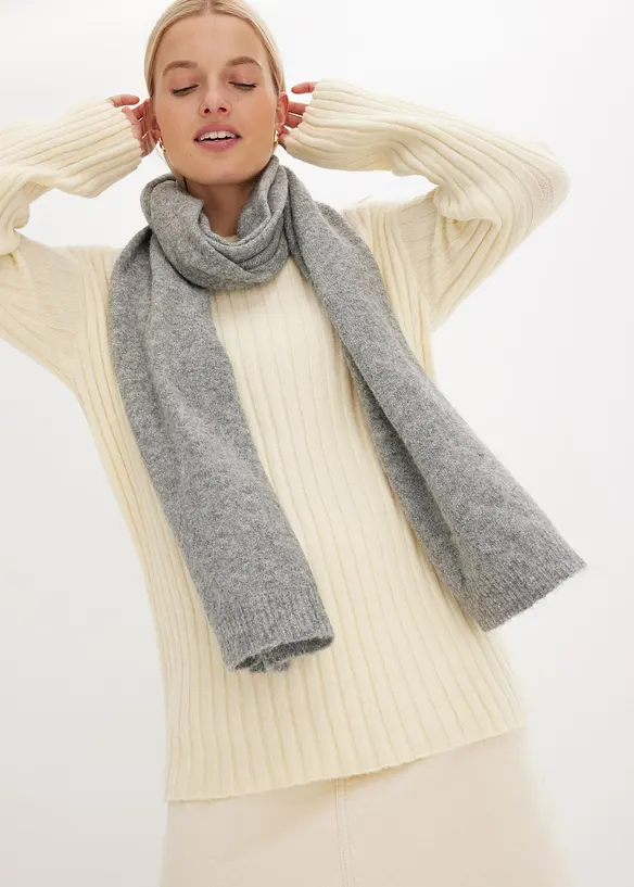 Gerippter Oversize-Pullover, bonprix