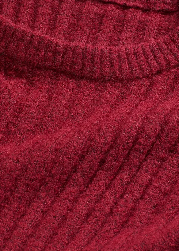 Gerippter Oversize-Pullover, bonprix