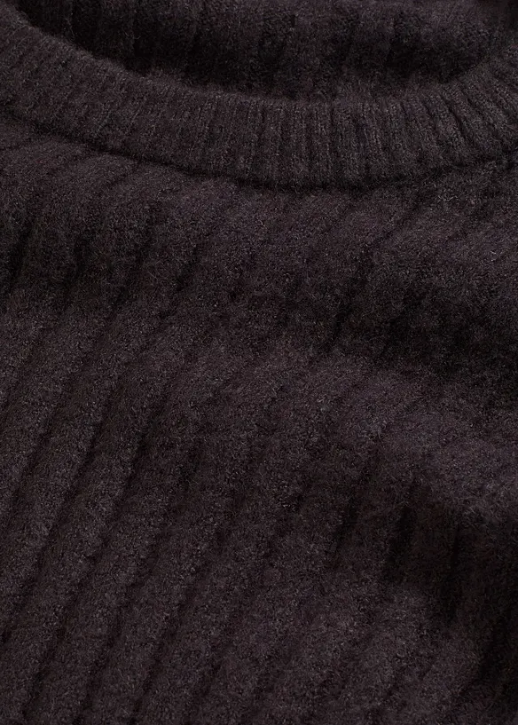 Gerippter Oversize-Pullover, bonprix