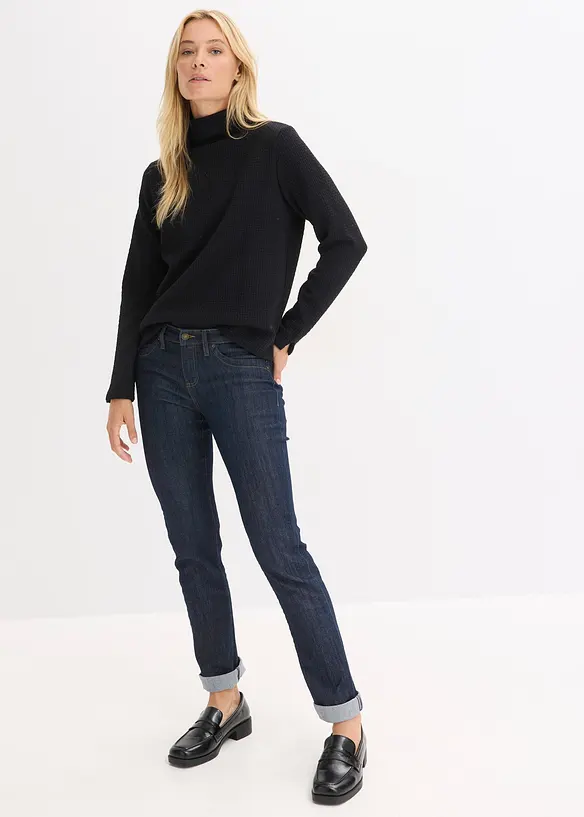 Sweatshirt mit Stehkragen, bonprix