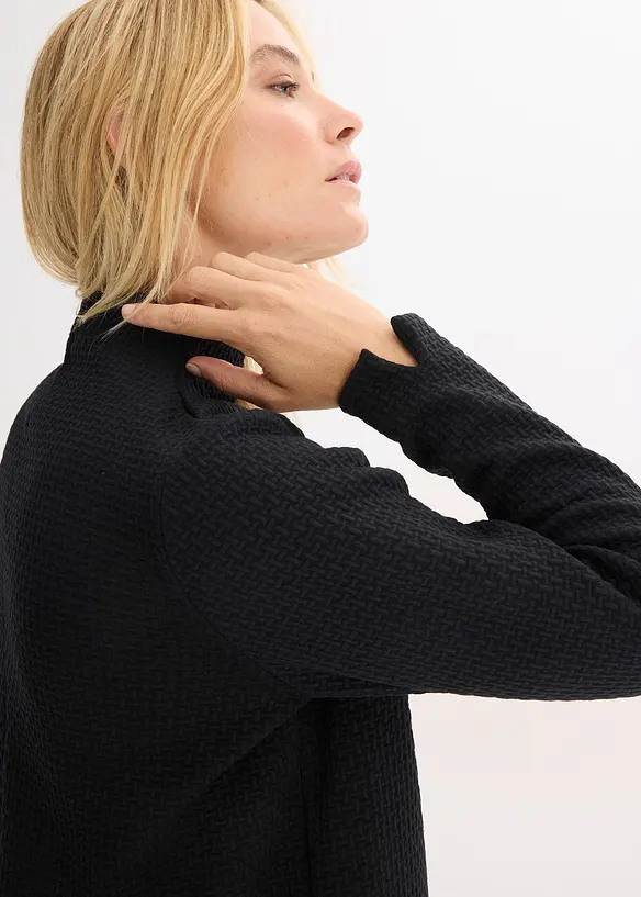 Sweatshirt mit Stehkragen, bonprix