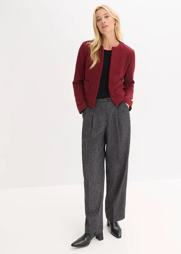 Kurzer Jersey-Blazer, bonprix