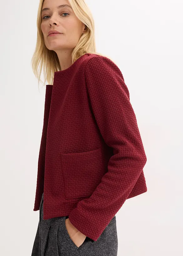 Kurzer Jersey-Blazer, bonprix