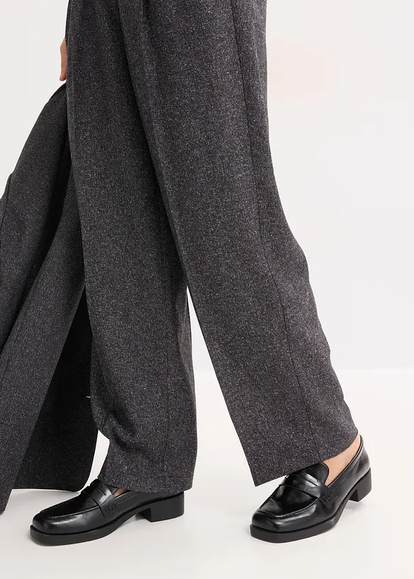 Pantalon large &agrave; pinces, bonprix