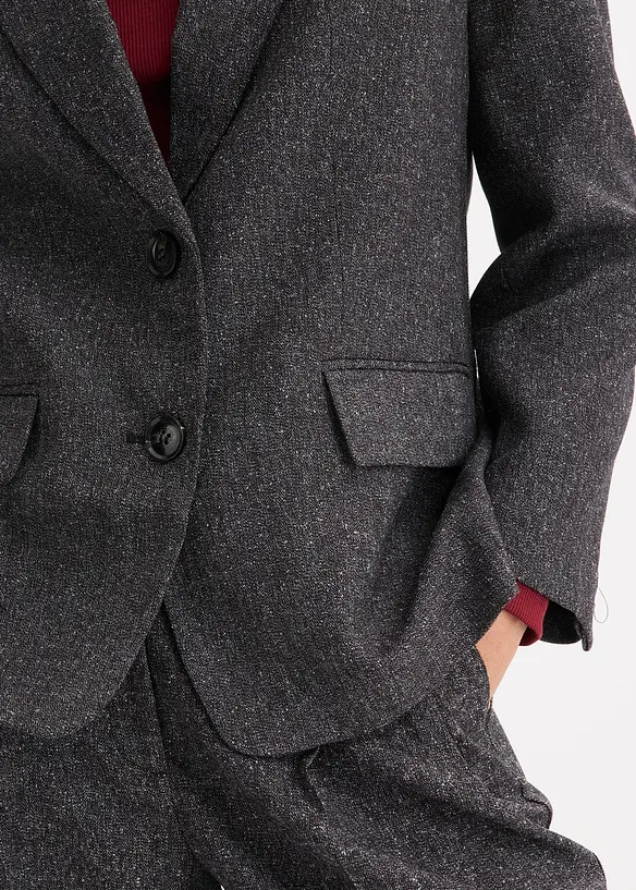 Oversize-Blazer aus feinem Viskose-Mix, bonprix