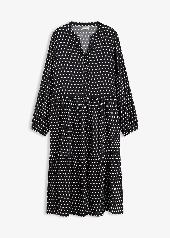 Robe midi en viscose fluide, bonprix