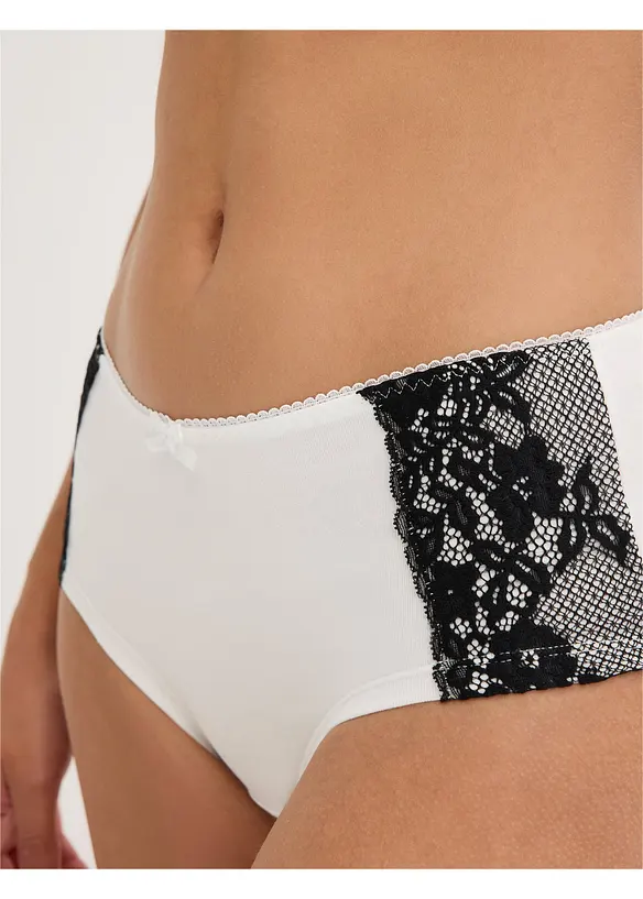 Lot de 4 culottes Maxi coton, bonprix