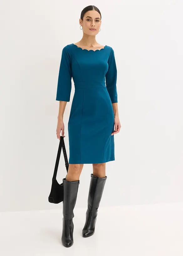 Robe fourreau en jersey milano, bonprix