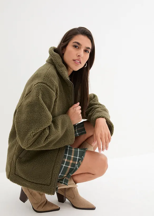 Veste en sherpa doublée, bonprix