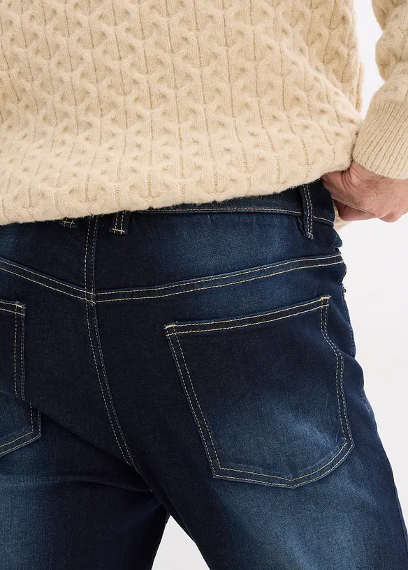 Jean classique &agrave; taille &eacute;lastiqu&eacute;e, bootcut, bonprix