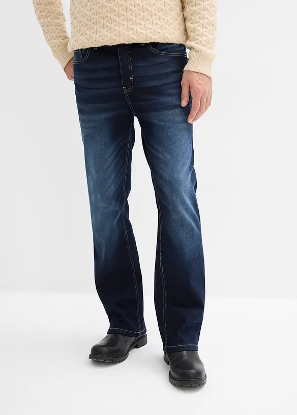 Jean classique &agrave; taille &eacute;lastiqu&eacute;e, bootcut, bonprix