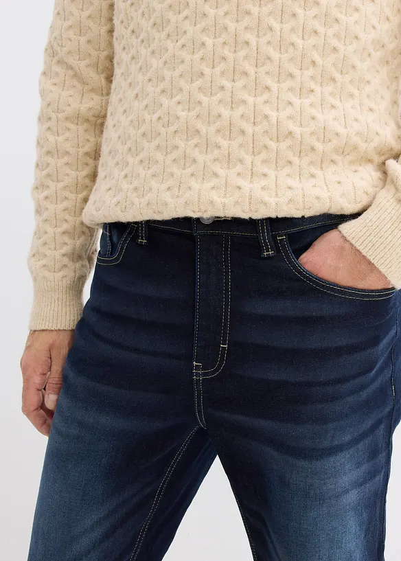 Jean classique &agrave; taille &eacute;lastiqu&eacute;e, bootcut, bonprix