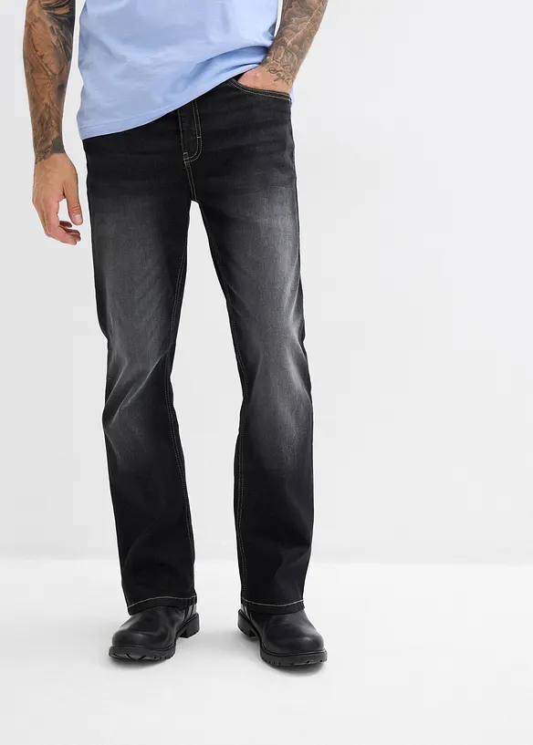 Classic Fit Stretch-Jeans mit Bequembund, Bootcut, bonprix