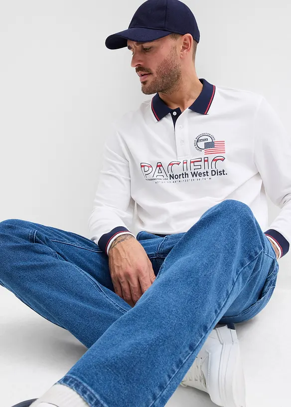 Relaxed Fit Carpenter-Jeans mit Komfortbund, Straight, bonprix