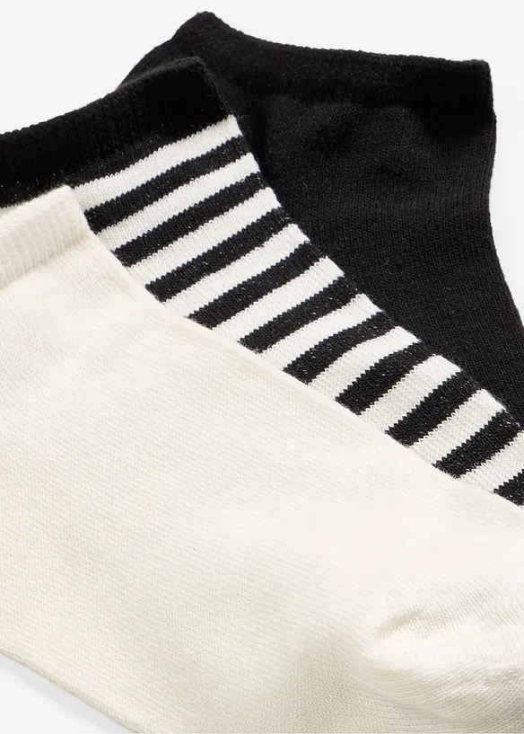 Sneakersocken mit Bio-Baumwolle (6er Pack), bonprix