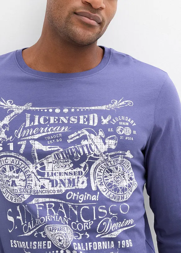 T-shirt manches longues 100% coton, bonprix