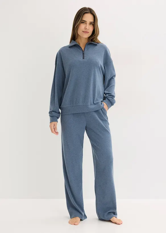 Hausanzug aus softem Waffeljersey, bonprix