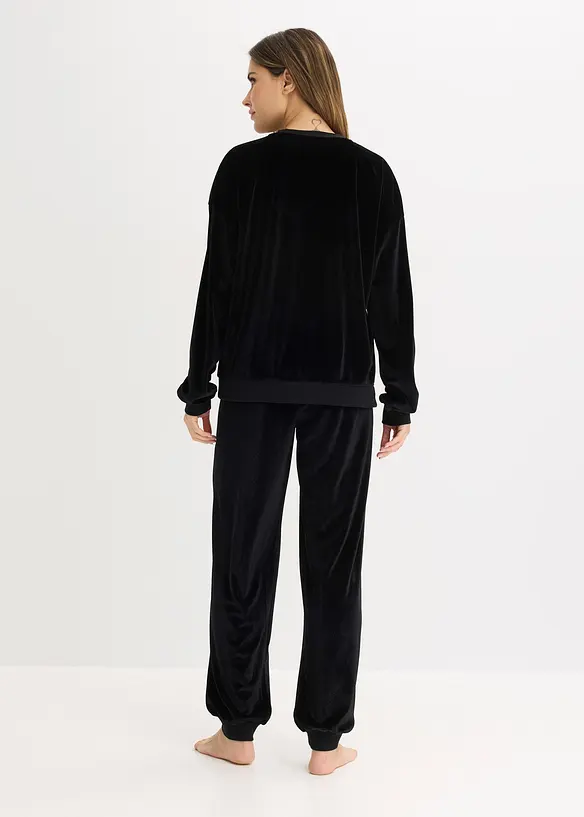 Hausanzug aus Samt, bonprix