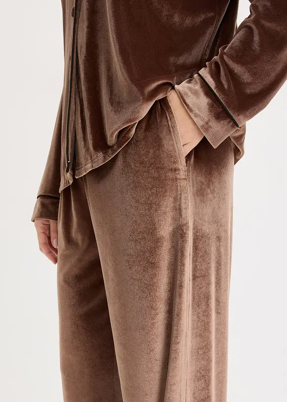 Hausanzug aus Samt, bonprix