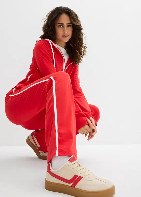 Stretch-Jogginganzug aus Baumwolle (2-tlg.Set), bonprix