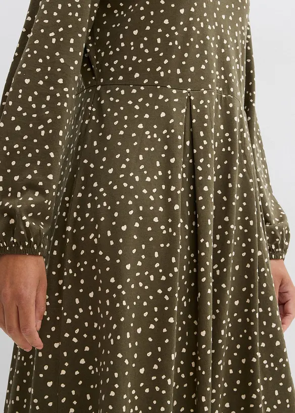 Robe midi en jersey coton, bonprix