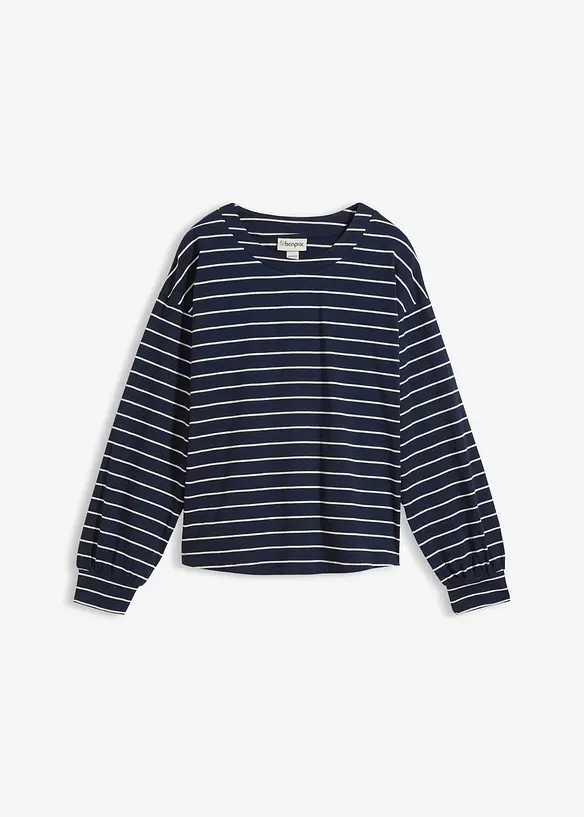 Langarmshirt aus reiner Bio-Baumwolle, bonprix