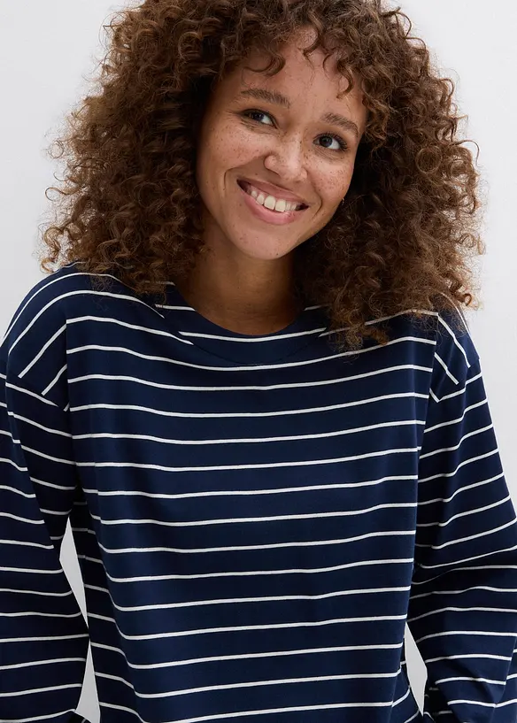 Langarmshirt aus reiner Bio-Baumwolle, bonprix