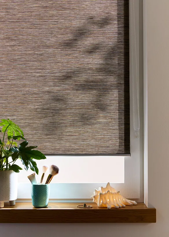 Sichtschutzrollo in Bambus Optik, bonprix