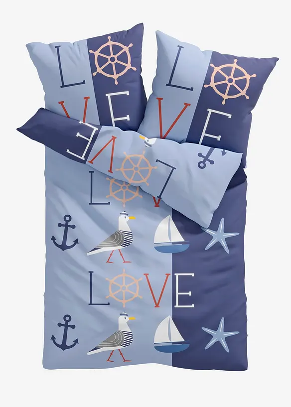 Parure de lit motif mouette, bonprix