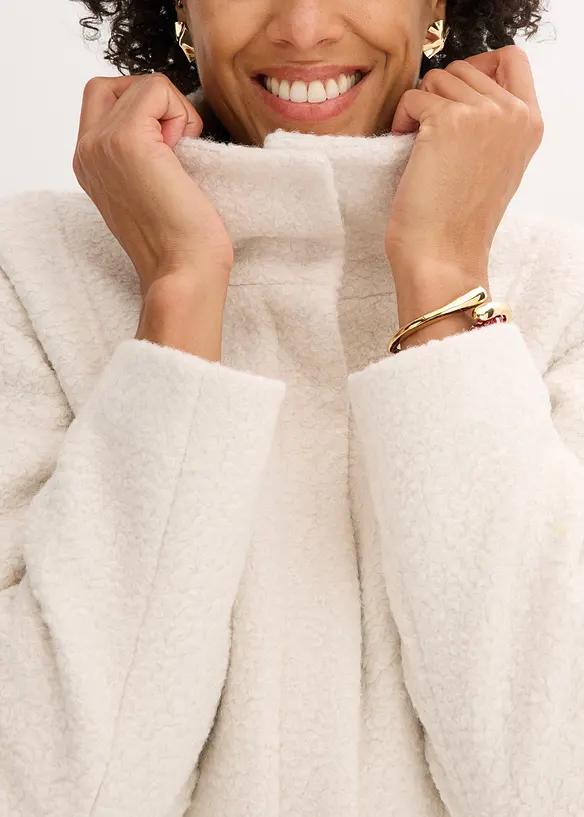 Bouclé-Kurzmantel, bonprix