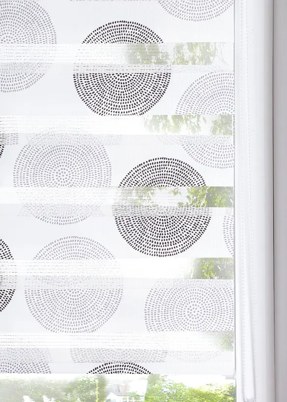 Store double motif cercle, bonprix