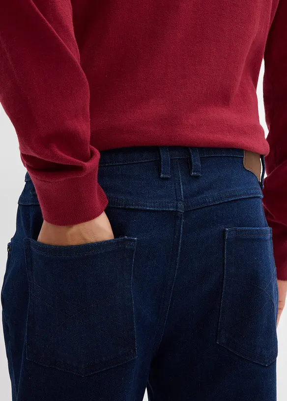 Jean droit extensible, coupe classique, bonprix