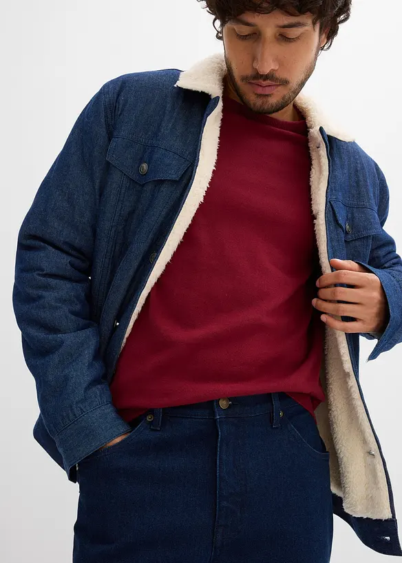 Jean droit extensible, coupe classique, bonprix